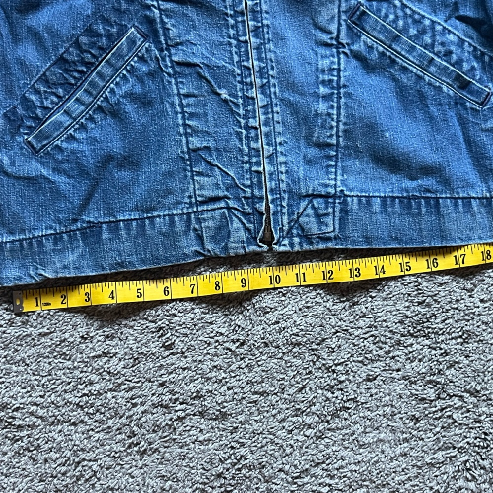Denim Zip Up Jacket - Picture 6 of 6